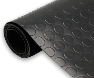 Πλαστικό Δάπεδο PVC ΤΑΠΑ /Black 1mm Koulis Carpets