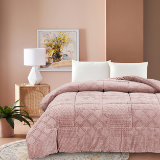 Κουβερτοπάπλωμα Υπέρδιπλο 220Χ240 Prestige Pink Liolios Home